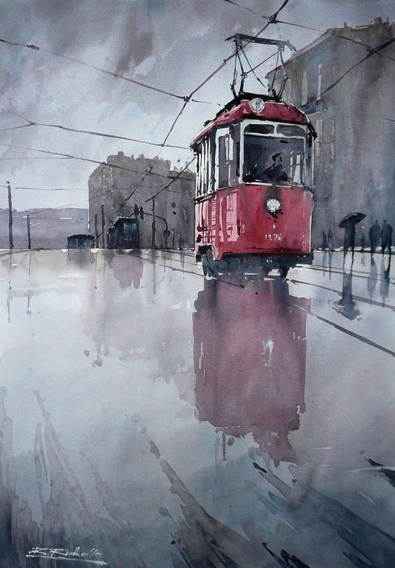 波兰水彩画家Rafal Rudko作品欣赏