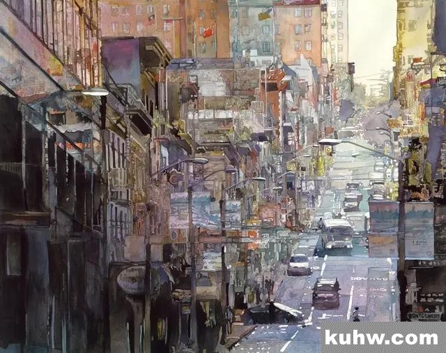 美国水彩画家笔下的中国风情