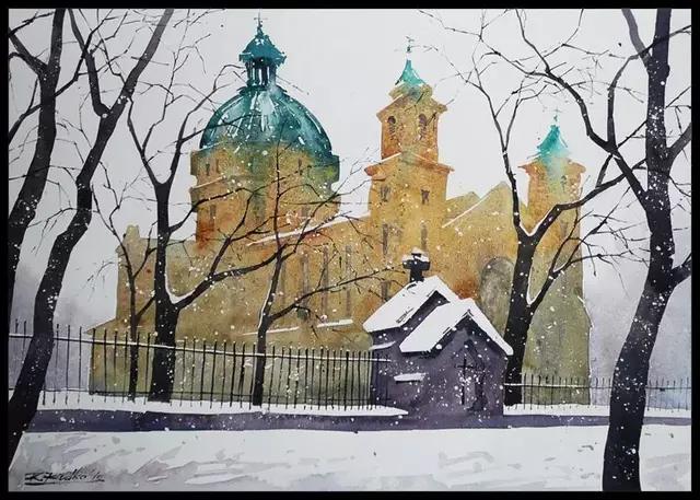 波兰水彩画家Rafal Rudko作品欣赏