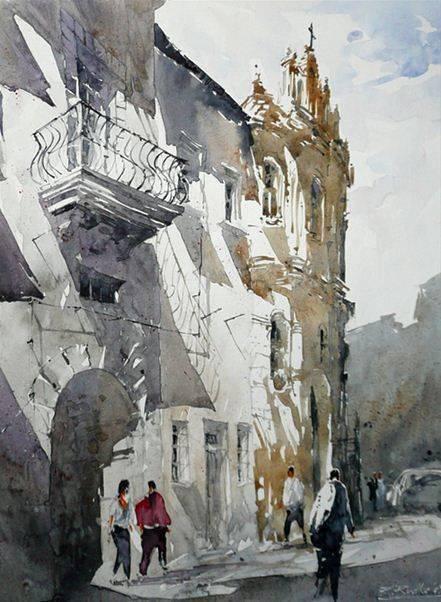 波兰水彩画家Rafal Rudko作品欣赏