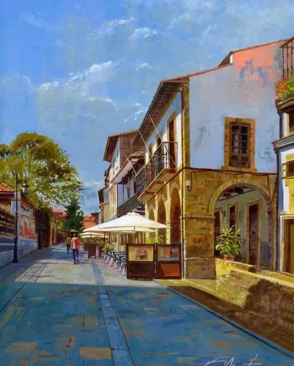 西班牙画家福斯蒂诺·马丁（Faustino Martin）水彩作品选