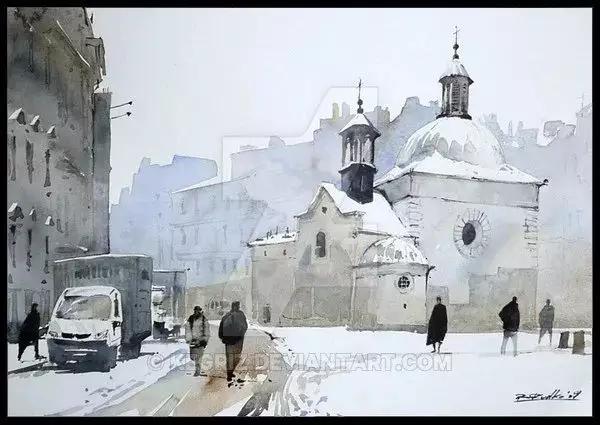 波兰水彩画家Rafal Rudko作品欣赏