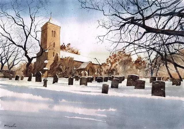 波兰水彩画家Rafal Rudko作品欣赏