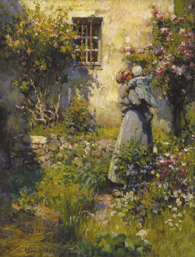 印象派风景，美国画家<a href=https://www.kuhw.com/e/tags/?tagid=1081 target=_blank class=infotextkey>罗伯特</a>·威廉·冯诺的油画