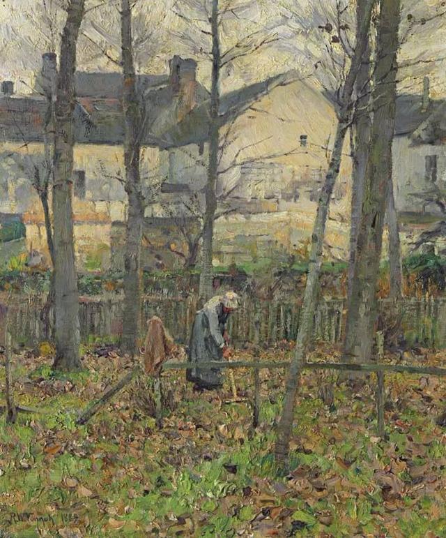 印象派风景，美国画家<a href=https://www.kuhw.com/e/tags/?tagid=1081 target=_blank class=infotextkey>罗伯特</a>·威廉·冯诺的油画