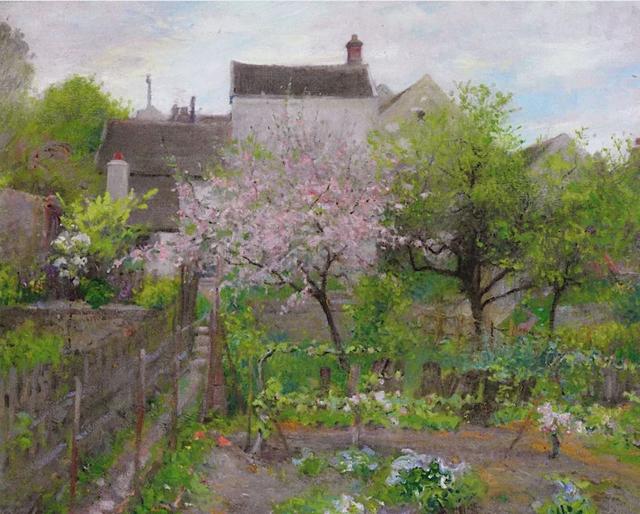 印象派风景，美国画家<a href=https://www.kuhw.com/e/tags/?tagid=1081 target=_blank class=infotextkey>罗伯特</a>·威廉·冯诺的油画