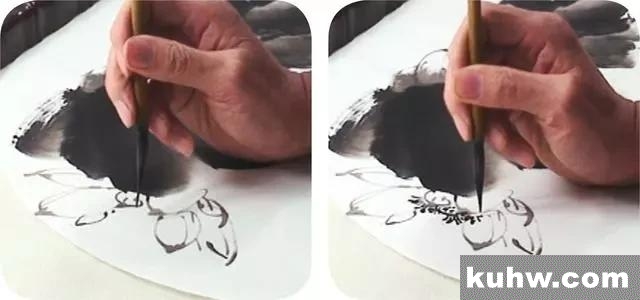 水墨画荷花绘画技法