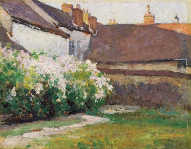 印象派风景，美国画家<a href=https://www.kuhw.com/e/tags/?tagid=1081 target=_blank class=infotextkey>罗伯特</a>·威廉·冯诺的油画