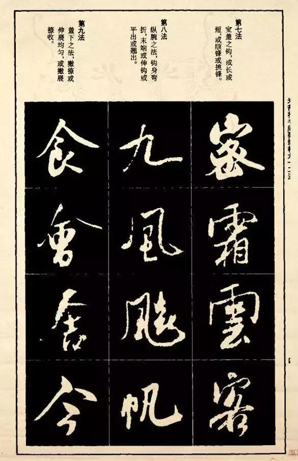 米芾《行书间架结构92法》学习米体的好帖