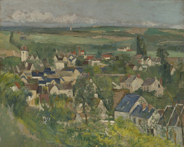 保罗·塞尚（Paul Cézanne）作品《瓦弗，全景》高清下载