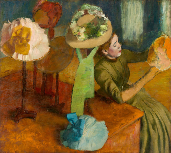 希拉尔·杰曼·埃德加·德加（Edgar Degas）作品《女帽店》高清下载