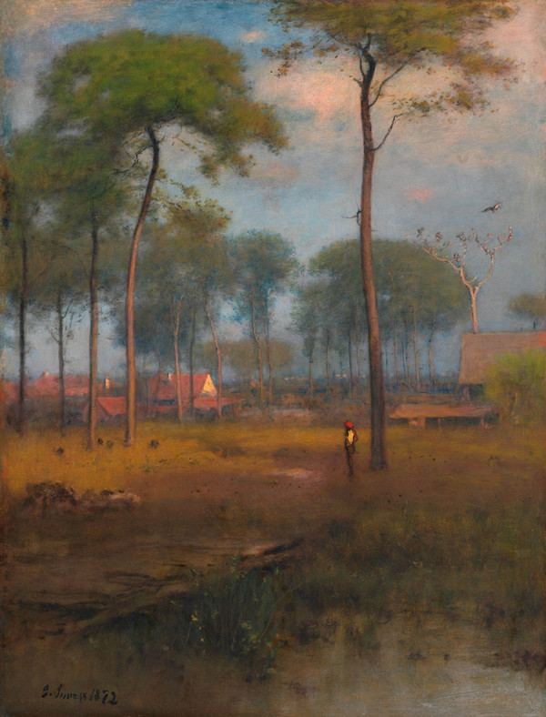 乔治·英尼斯(George Inness)作品《清晨,塔彭斯普林斯》高清下载