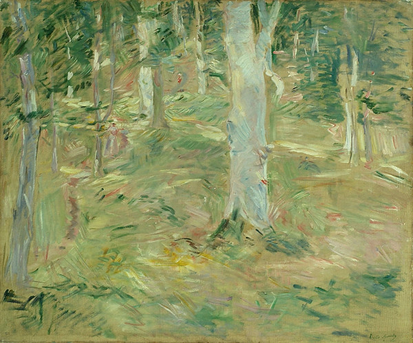 贝特·莫里索(Berthe Morisot)作品《贡比涅堡》高清下载