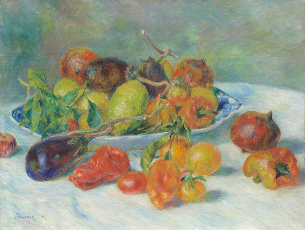 皮埃尔·奥古斯特·雷诺阿（Pierre-Auguste Renoir）作品《迷笛水果》高清下载