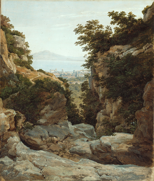 海因里希·莱因霍尔德（Johann Heinrich Carl Reinhold）作品《 意大利风景》高清下载