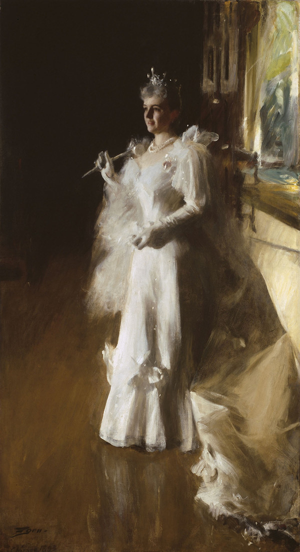 安德斯·佐恩（Anders Zorn）作品《波特·帕尔默夫人》高清下载