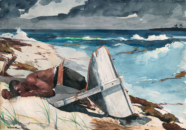 温斯洛·荷马（ Winslow Homer）作品《飓风过后》高清下载