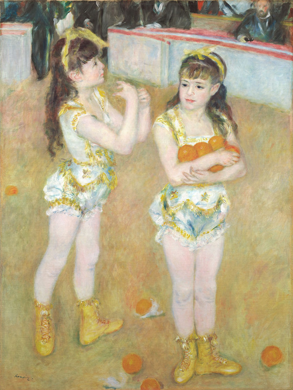 皮埃尔·奥古斯特·雷诺阿(Pierre-Auguste Renoir)作品《费尔南多剧团的杂技演员》高清下载