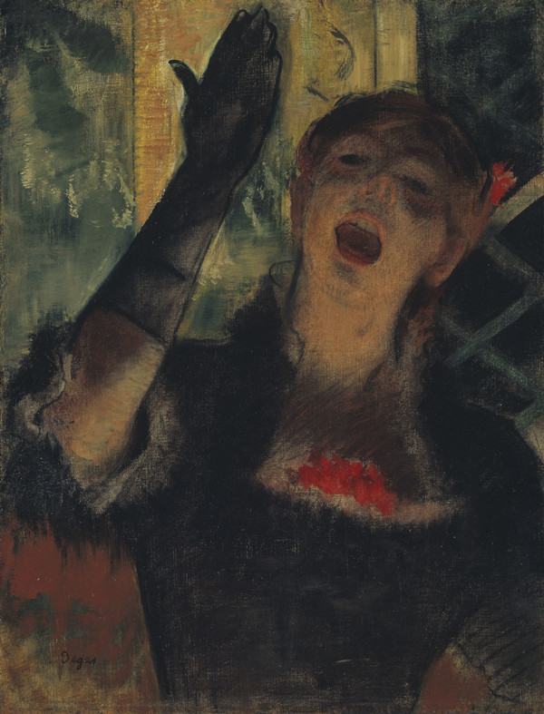 埃德加·德加（Edgar Degas）作品《歌手咖啡厅》高清下载