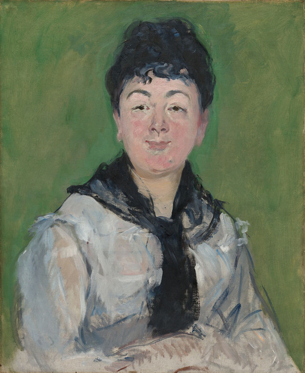 爱德华·马奈（édouard Manet）作品《黑色菲丘女子肖像》高清下载