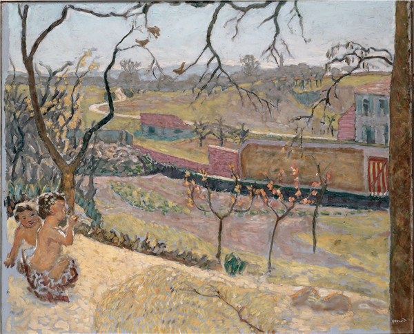 法国画家皮埃尔· 伯纳德（ Pierre Bonnard）-早春。小福恩斯（〜1909）高清下载