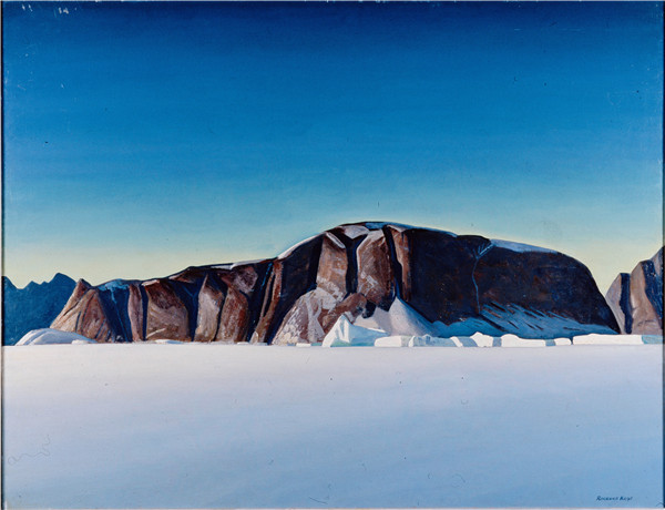 美国画家罗克韦尔·肯特（Rockwell Kent）-格陵兰海岸（1931）