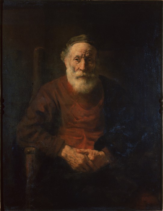 伦勃朗·哈门斯（Rembrandt Harmensz） 伦勃朗·范·瑞恩（Van Rijn）–穿着红色的老人的画像