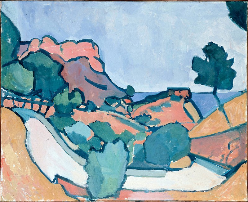 安德烈·德雷恩（Andre Derain）-山区之路（1907）高清下载