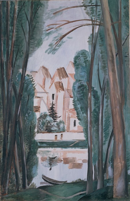 安德烈·德雷恩（Andre Derain）-沿岸航行的风景（1915）高清下载