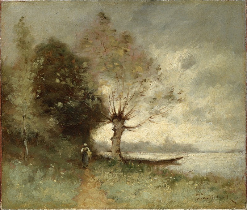 保罗·西瑞·特里伯（Paul Desiree Truiber）-丘斯附近的卢瓦尔河海岸（1893）