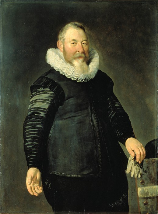 荷兰画家托马斯·德·凯塞尔（thomas de keyser ）-一个男人的肖像（1632）