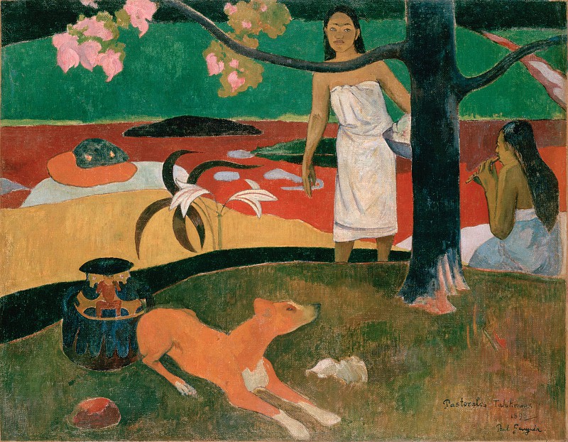 保罗·高更（Paul Gauguin）-大溪地牧民（1895）高清下载