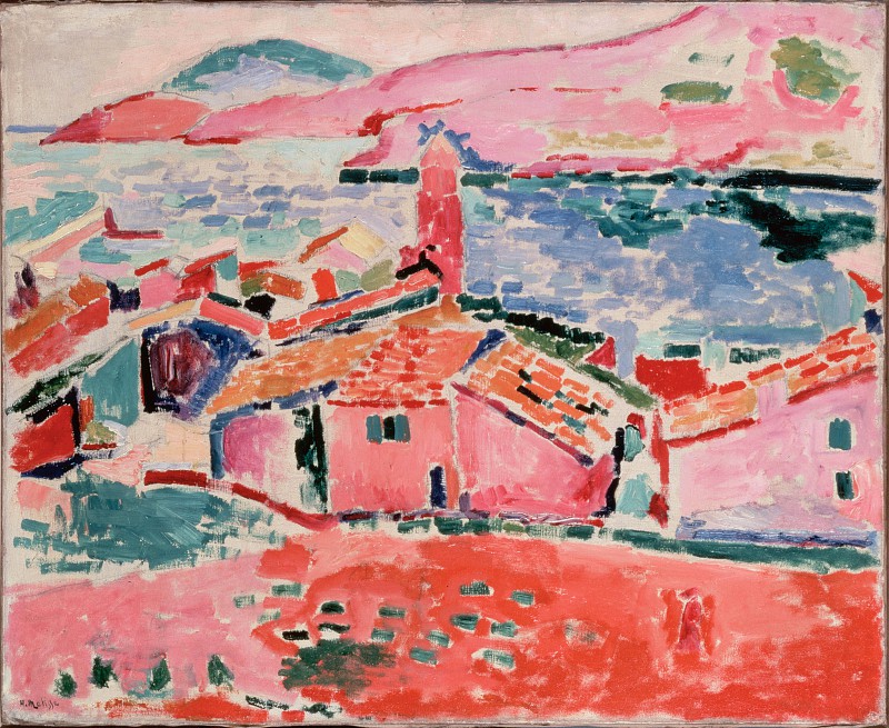 法国画家亨利·马蒂斯（Henri Matisse）-科利乌尔（Collioure）视图
