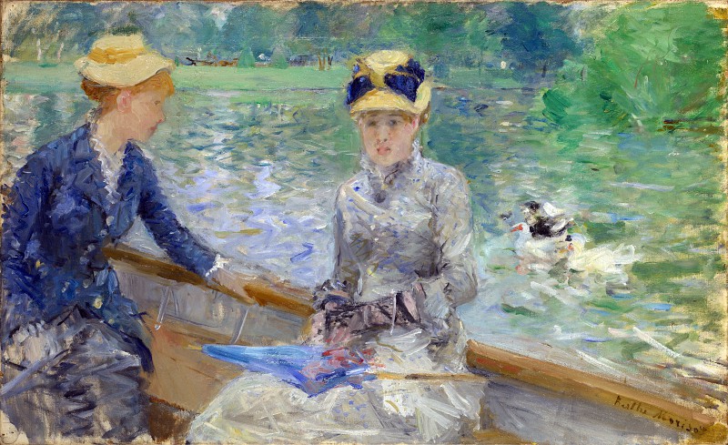 法国画家贝特·莫里索（Berthe Morisot）-夏日 高清下载