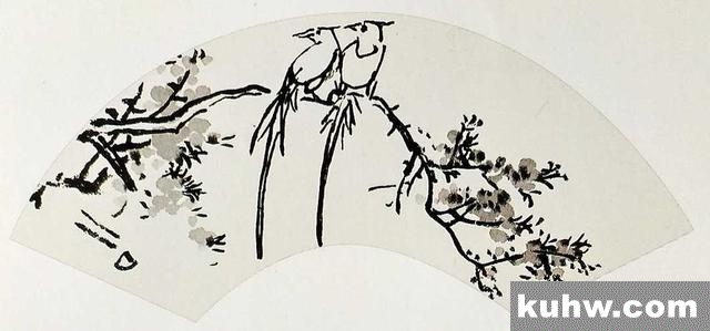 国画基础讲堂｜绶带鸟的简易画法以及常见布局构图