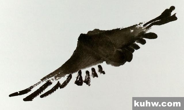 国画基础讲堂|燕子的简易画法和构图参考