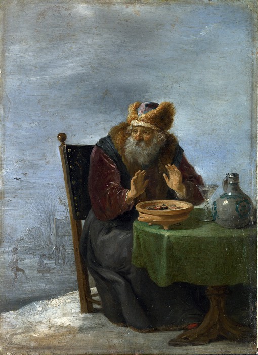 大卫·特尼尔斯（David Teniers the Younger）-冬季 高清下载