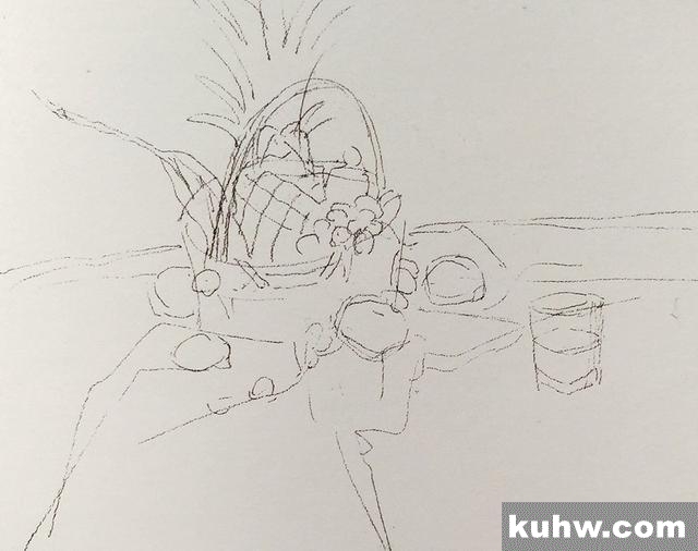 水彩技法|水彩组合技法实例