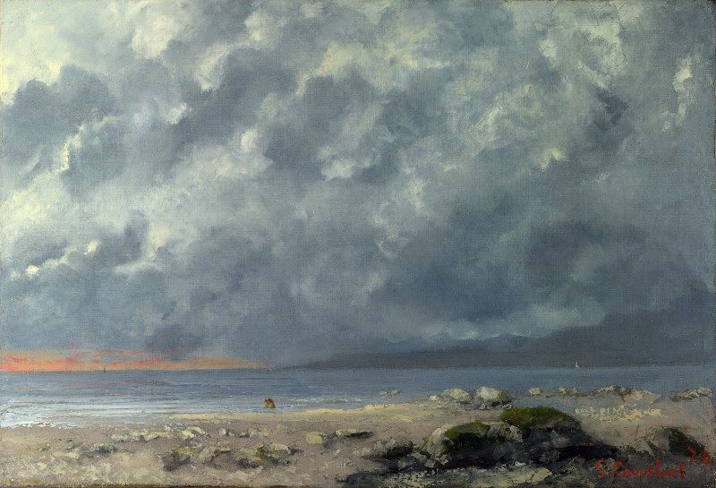 古斯塔夫·库尔贝（Gustave Courbet）-海滨 高清下载