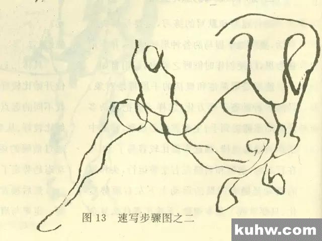 大家一起学学怎样画马