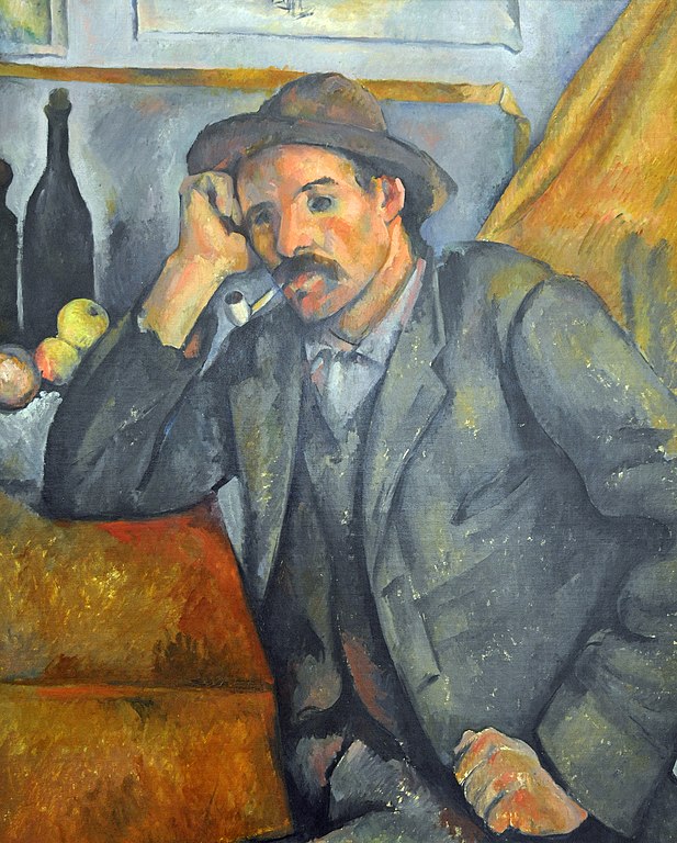保罗·塞尚(Paul Cézanne)作品《吸烟者》高清下载