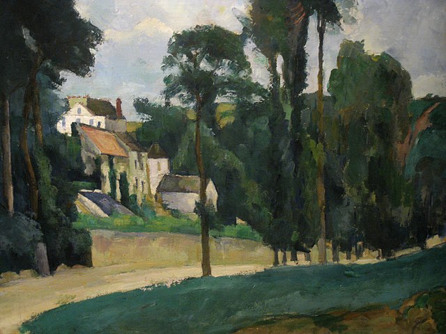 保罗·塞尚（Paul Cézanne）作品《蓬图瓦兹大道》高清下载