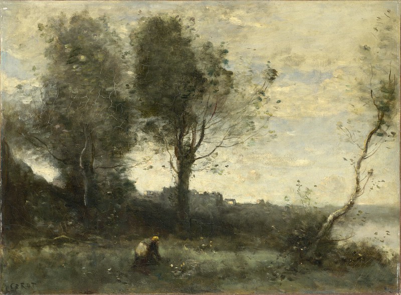 让·巴蒂斯特·卡米尔·柯罗（Jean-Baptiste Camille Corot）–木材采集者 高清下载