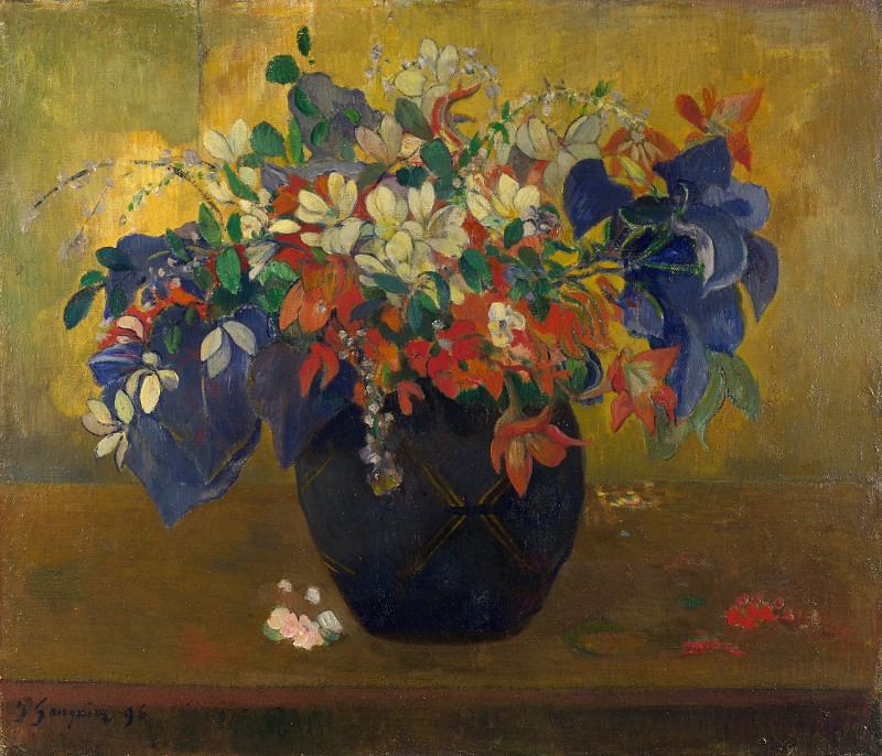 保罗·高更（Paul Gauguin）–花瓶 高清下载