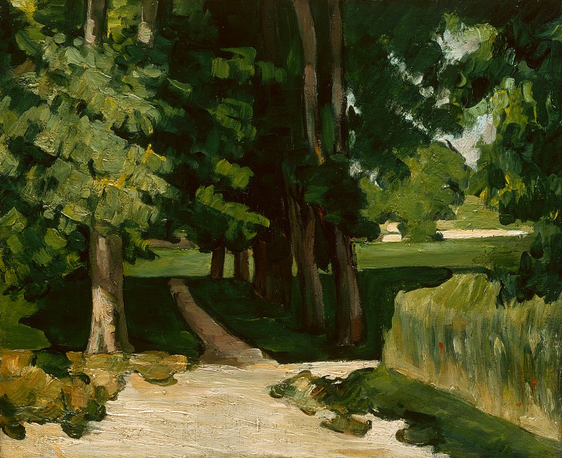 保罗·塞尚（Paul Cézanne）– Jas de Bouffan大街上 高清下载