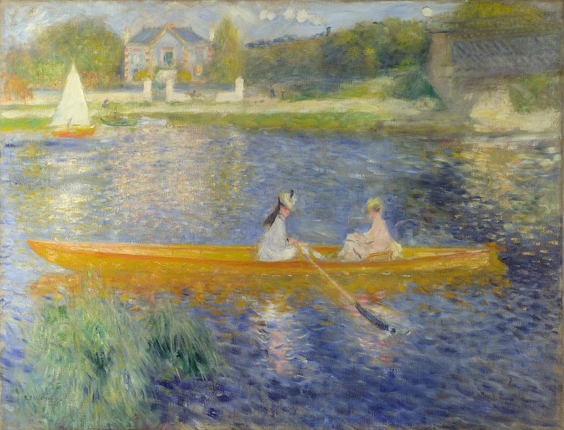 皮埃尔·奥古斯特·雷诺阿（Pierre-Auguste Renoir）–斯基夫（La Yole）高清下载