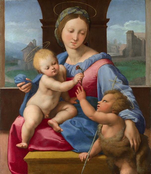  意大利画家拉斐尔（Raphael）–加瓦格·麦当娜 高清下载