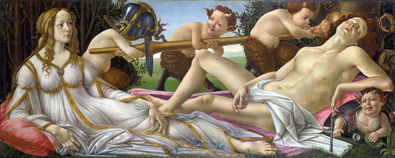 桑德罗·波提切利（Sandro Botticelli）–金星和火星 高清下载