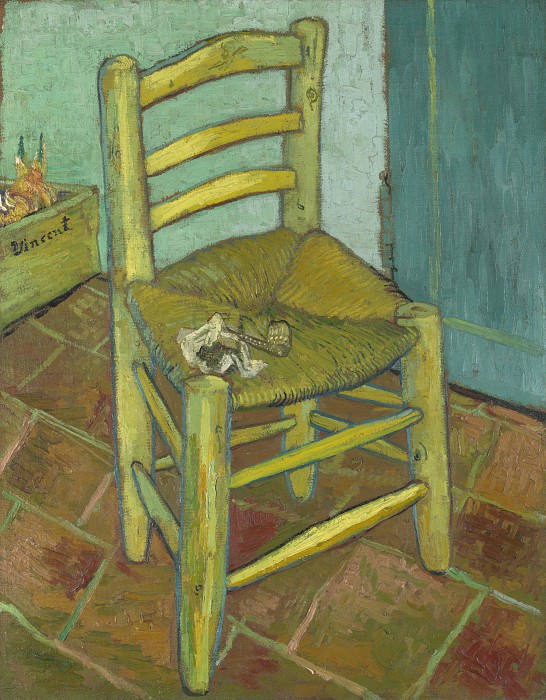 文森特·梵高（Vincent van Gogh）–梵高的椅子高清下载