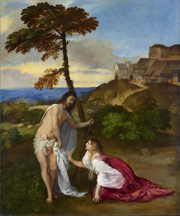 意大利画家提香（Titian）-不要碰我油画高清下载